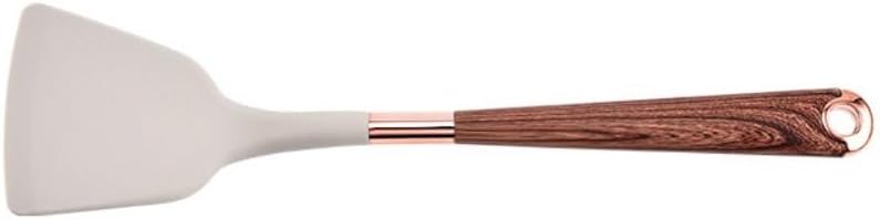 Silicone Kitchen Utensils Set, Heat Resistant Silicone Cooking Utensils For Cooking Wooden Handles, Spatula Set, Kitchen Utensil Tools(Soup Spoon)