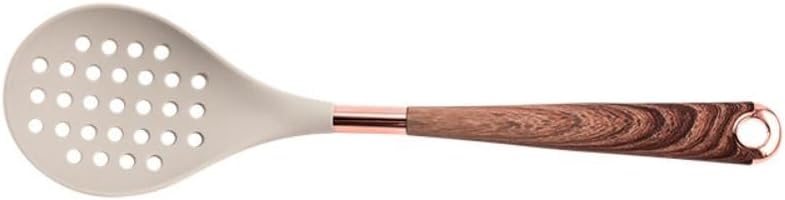 Silicone Kitchen Utensils Set, Heat Resistant Silicone Cooking Utensils For Cooking Wooden Handles, Spatula Set, Kitchen Utensil Tools(Soup Spoon)
