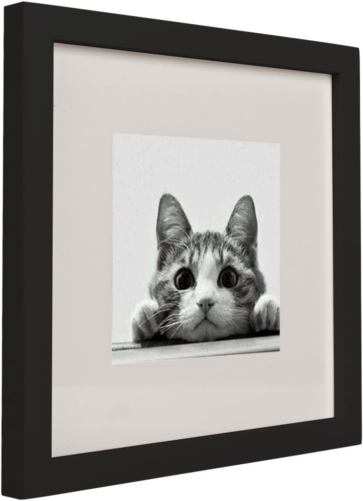 BOJIN 14x17 Picture Frames White Solid Wood Without Mat Display Poster Wall Hanging Home Decoration Photo Frame